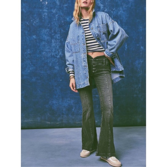 Free People Blue Jean Jacket - Picture 8 of 13